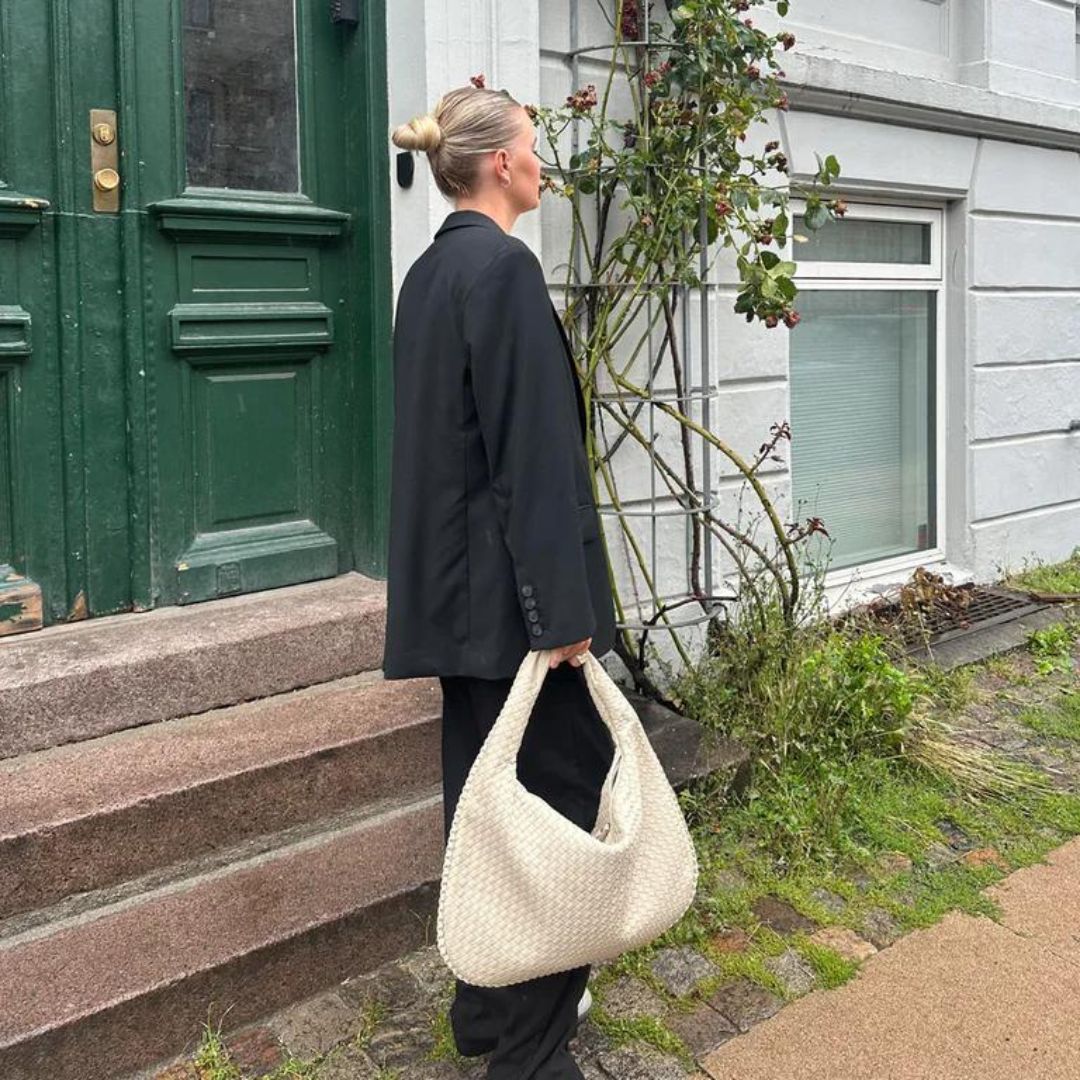 Vegan Leren Hobo Tas