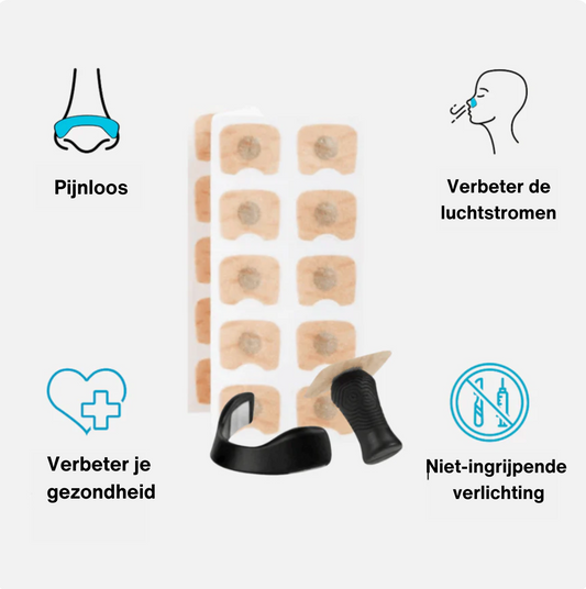 Bodelle | Magnetische neusstrips voor ademhalingsverbetering